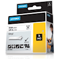 Miniatyrbillede 1 af 2: DYMO Rhino Professional, mærkbar permanent vinyltape, 9 mm, sort teks