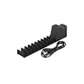 Miniatyrbillede 1 af 3: Ladestation til PS5 controller, svart