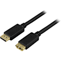 Pikkukuva 2 / 3: DELTACO DisplayPort-jatkokaapeli, 20-pin uros - naaras, 1m, musta