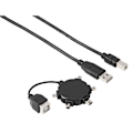 Miniatyrbillede 2 af 3: Hama Adapter Kit USB A-B Mini B4, B5, B6, B8, M4 0,5m ST