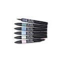 Miniatyrbillede 2 af 5: WINSOR Promarker set 6pcs Skycape1