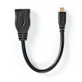 Pikkukuva 4 / 6: Nedis High Speed ​​HDMI ™ Kaapeli Ethernet | HDMI™ Micro | HDMI™ Ulostulo | 4K@30Hz | 10.2 Gbps | 0.20 m | Pyöreä | PVC | Musta | Kirjekuori