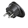 Pikkukuva 3 / 10: HAMA Traveladapter Type E/F Universal World-EU Black