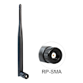 Miniatyrbild 2 av 3: Delock WLAN 802.11 ac/a/b/g/n Antenna RP-SMA plug 4 - 5 dBi omnidirect