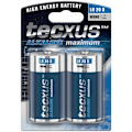 Pikkukuva 1 / 4: tecxus LR20/D (Mono) batteri, 2 st. blister alkaliskt manganbatteri, 1,5 V