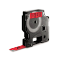 Miniatyrbillede 1 af 2: DYMO Farvebånd S0720570 45017 12mm Sort på Rød