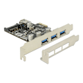 Pikkukuva 1 / 3: Delock PCI Express Karte > 3 x extern + 1 x intern USB 3.0 Typ-A Buchs