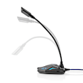 Miniatyrbillede 4 af 11: Nedis Streaming og Gaming Mikrofon | Brugt til: Desktop / Notebook | USB | Tilslutninger udgang: 1x 3.5 mm Audio Out | Indbygget on/off-knap (tænd/slu