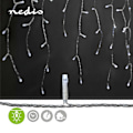 Miniatyrbild 10 av 11: Nedis Dekorativa Istapps ljus | 360 LED's | Kall Vit | 9.00 m | Ljuseffekter: 7 | Strömadapter
