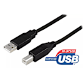 Pikkukuva 3 / 4: DELTACO USB 2.0 -kaapeli, Type A uros - Type B uros, 2m, musta