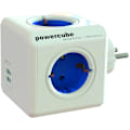 Miniatyrbild 4 av 11: Allocacoc PowerCube Original 4 Sockets, 2 USB, blue