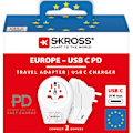 Pikkukuva 6 / 6: SKROSS C20PD Reseadapter Europa USB-C PD 20W