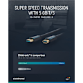 Miniatyrbillede 5 af 8: ClickTronic Förlängningskabel USB-A Premiumkabel | USB A hane  USB A hona | 3,0 m | 5 Gbit/s