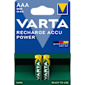 Pikkukuva 2 / 2: Ladattava Ni-MH-Akku AAA | 1.2 V DC | 800 mAh | Esiladattu | 2 - Läpipainopakkaus