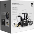 Miniatyrbillede 9 af 9: OBH Nordica Double Force Pro Manuel multifunktionel maskine, sort