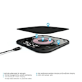 Miniatyrbillede 8 af 8: ZENS Essential Single Lader Qi 10W Sort 5mm Slim (Apple + Samsung QC)