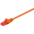 Miniatyrbillede 2 af 3: Goobay Netværkskabel CAT 6, U/UTP, orange kobberbeklædt aluminiumleder (CCA), 10 m