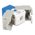 Miniatyrbillede 3 af 3: DeLOCK UTP Cat6 Keystone modul, RJ45 ho - LSA Cat6, "Tool-free", blå/