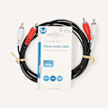 Pikkukuva 4 / 4: Nedis Stereoäänikaapeli | 2x RCA uros | 2x RCA uros | Niklattu | 2.00 m | Pyöreä | Musta | Label