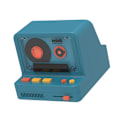 Pikkukuva 2 / 3: Mobility On Board Kaijutin Retro Kamera Sininen