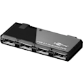 Miniatyrbild 2 av 8: Goobay 4-vägs USB 2.0 Hi-Speed ​​HUB för anslutning av upp till 4 USB-enheter med en USB-anslutning