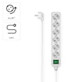 Pikkukuva 3 / 10: Hama Power Strip 6-way Switch White 1.4m
