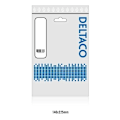 Miniatyrbillede 3 af 3: DELTACO ungrounded power cable, CEE 7/16 to IEC 60320 C7, 1m, white