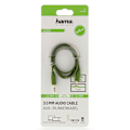 Pikkukuva 3 / 3: Hama Cable Audio Flexi-Slim 3.5mm-3.5mm Gold Green 0.75m