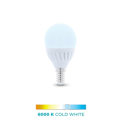Miniatyrbillede 3 af 3: LED-pære E14, G45, 10W, 230V, 6000K, Keramisk, Kold Hvid