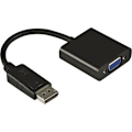Pikkukuva 2 / 3: DELTACO DisplayPort - VGA-sovitin, Full HD 60Hz, musta, 0,2m