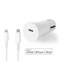 Pikkukuva 1 / 11: Nedis Autolaturi | 20 W | 1.67 / 2.22 / 3.0 A | Lähtöliitäntöjen määrä: 1 | Portin tyyppi: USB-C™ | Lightning 8-Pin (irrallinen) Kaapeli | 1.00 m | Au