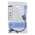 Pikkukuva 3 / 3: DELTACO HDMI-sovitin, 0,2m, taipuisa, lovitettu oikealta, UHD, musta