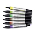 Miniatyrbillede 1 af 5: WINSOR Watercolour marker foliage tones 6pcs