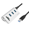Pikkukuva 3 / 7: LogiLink USB3.0 3-port hub + minneskort
