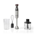 Miniatyrbillede 1 af 11: Nedis Hand Blender | 800 W | Hastighedsindstillinger: Variabel hastighedskontrol | Chopper | Aluminium / Sort