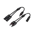 Miniatyrbillede 2 af 2: Solcelleforbindelse MC4, Y-adapter 2 til 1