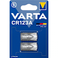 Miniatyrbillede 2 af 3: CR123A 3V Lithiumbatteri 2-pac