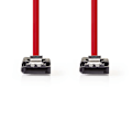 Pikkukuva 3 / 4: Nedis SATA kaapeli | 3 Gbps | SATA 7-Pin naaras | SATA 7-Pin naaras | Niklattu | 0.50 m | Litteä | PVC | Punainen | Laatikko
