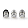 Pikkukuva 3 / 7: Nedis RJ45-liitin | RJ45 Pass Through | Kiinteä/juosteinen FTP CAT7 | Suora | Kullattu | 10 kpl | PVC | Harmaa / Musta / Valkoinen | Laatikko