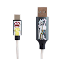 Miniatyrbillede 2 af 7: RICK&MORTY USB A til C Light-Up 1,2m Shock