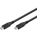 Miniatyrbild 5 av 7: Goobay Sync & Charge SuperSpeed USB-C™-kabel (USB 3.2 Gen 1), USB-PD, 2 m USB-C™ plugg > USB-C™ plugg