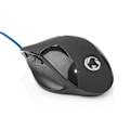 Miniatyrbillede 8 af 11: Nedis Gaming Mouse | Kabel | 1200 / 2400 / 4800 / 7200 dpi | Justerbar DPI | Antal knapper: 6 | Programmerbare knapper | Højrehåndet | 1.50 m | Uden B