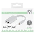 Miniatyrbild 4 av 4: DELTACO USB 3.1 till DP adapter, Typ C - DP, 4K, UHD, vit