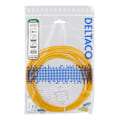 Miniatyrbillede 3 af 3: DELTACO OS2 fiber cable LC - LC, simplex, singlemode, UPC, 9/125, 8m