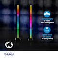 Miniatyrbillede 8 af 11: Nedis Gaminglys | RGB | Batteri | Brugt til: Desktop / Notebook | Sort