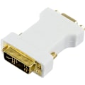 Miniatyrbild 1 av 4: DELTACO DVI adapter analog DVI - analog VGA, ha - ho, vit (DVI-4A)