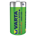 Pikkukuva 3 / 7: Varta Ladattava Ni-MH-Akku C | 1.2 V DC | 3000 mAh | Esiladattu | 2 - Läpipainopakkaus | HR14 | Keltainen / Vihreä