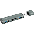 Pikkukuva 2 / 9: LogiLink USB-hub (USB 3.2 Gen2) Minneskortsläsare/USB-A