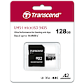 Pikkukuva 5 / 5: Transcend microSDXC 340S 128GB U3 A2 V30 (R160/W125)