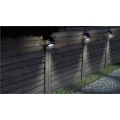 Miniatyrbillede 7 af 8: Goobay LED-solcelle-væglampe med bevægelsessensor, 1,5 W neutral hvid lysløsning til indgange, carporte og trapper